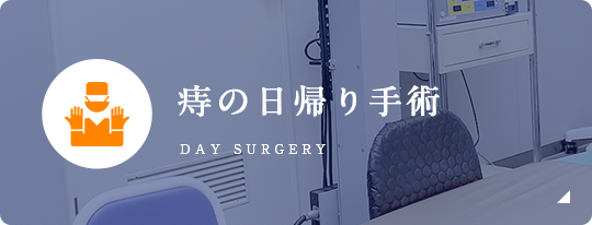 痔の日帰り手術 DAY SURGERY
